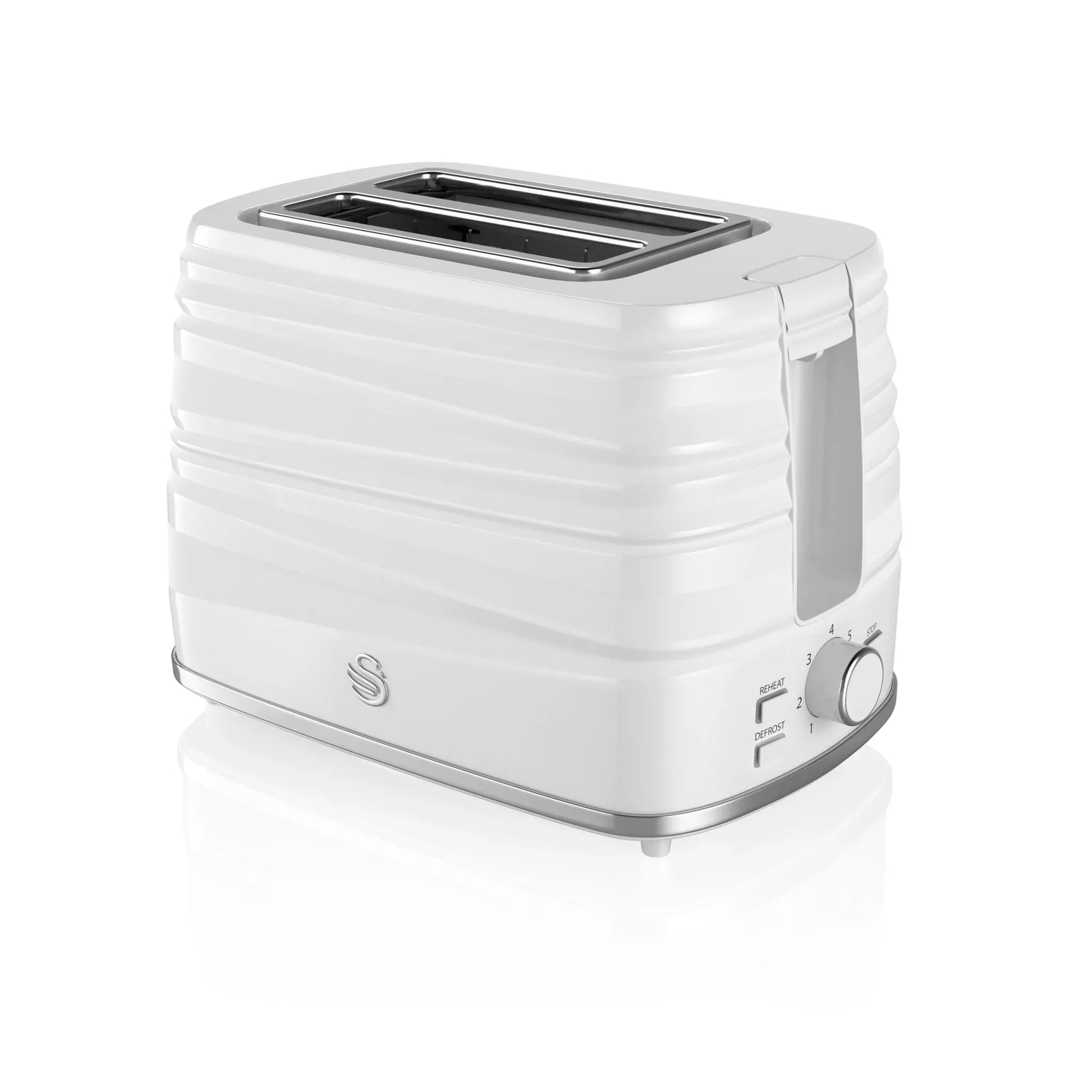 Swan Swan Symphony Kettle & 2 Slice Toaster Kitchen Set (White)