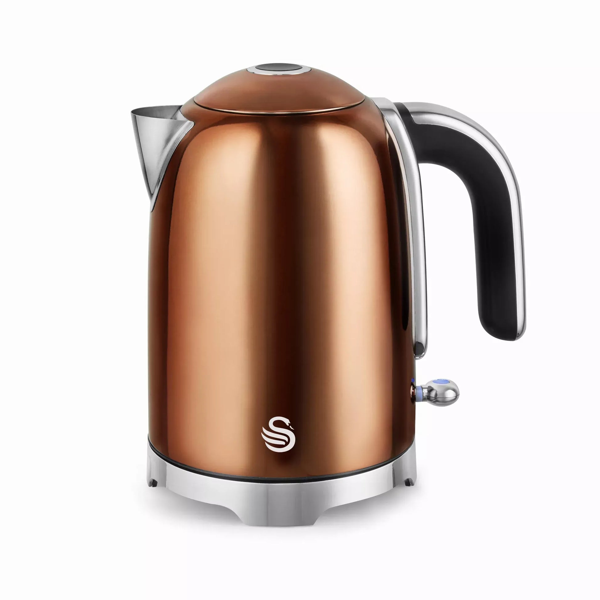 Swan Swan Solace Jug Kettle & 2 Slice Toaster Kitchen Set (Copper)