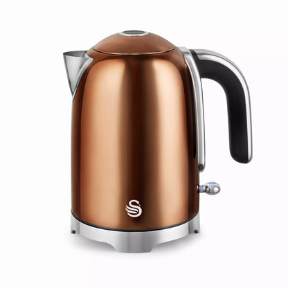 Swan Swan Solace Jug Kettle & 2 Slice Toaster Kitchen Set (Copper)