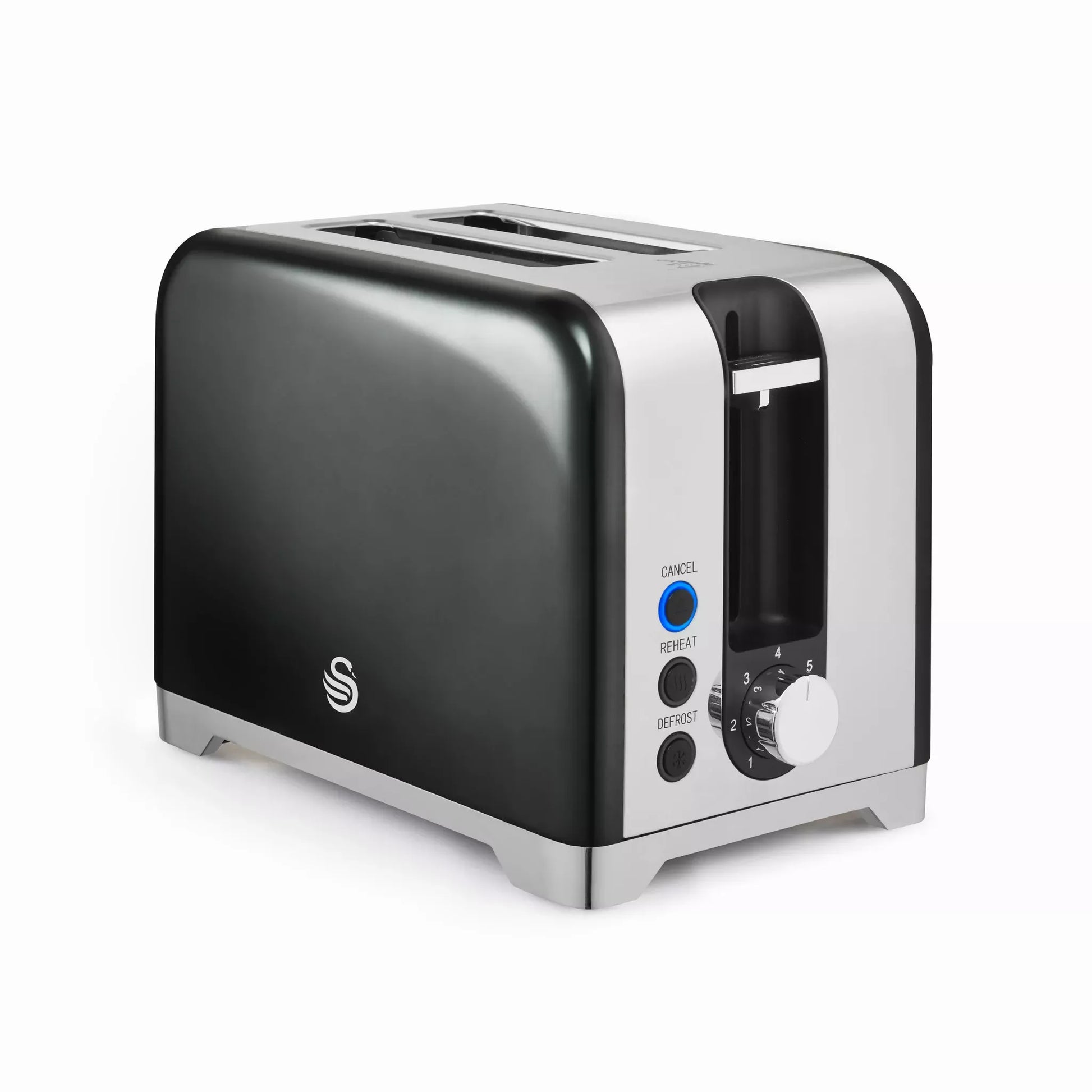 Swan Swan Solace Jug Kettle & 2 Slice Toaster Kitchen Set (Graphite)