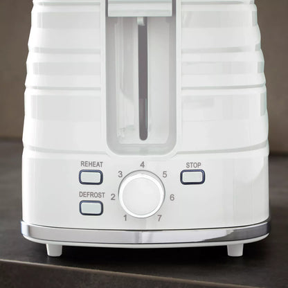 Swan Swan Symphony Kettle & 2 Slice Toaster Kitchen Set (White)