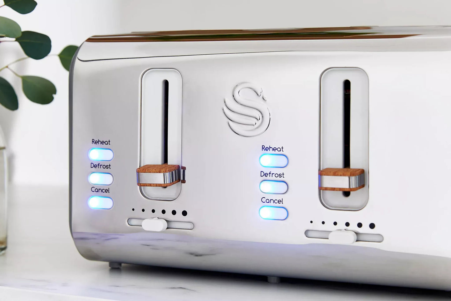 Swan Swan Nordic Kettle & 4 Slice Toaster Kitchen Set (Grey)