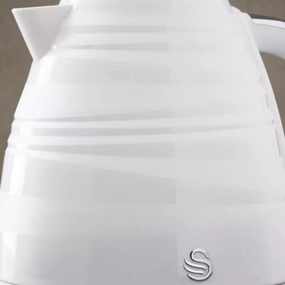 Swan Swan Symphony Kettle & 4 Slice Toaster Kitchen Set (White)