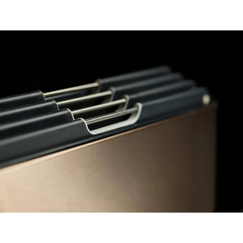 Joseph Joseph Folio 4-Piece Chopping Board Set Steel Slimline Case 60172 (Rose Gold)