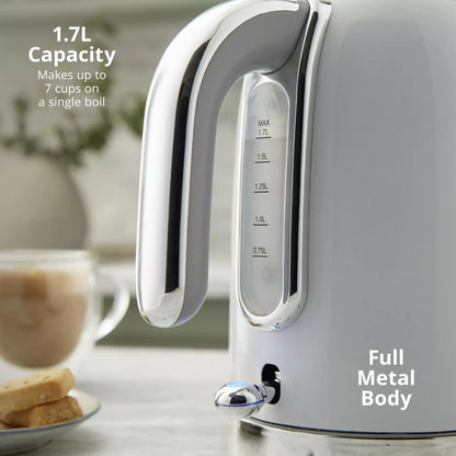 Swan Swan Solace Jug Kettle & 2 Slice Toaster Kitchen Set (White)