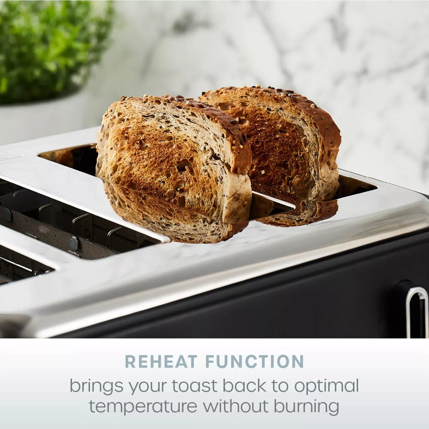 Swan Swan Serenity Kettle, 4 Slice Toaster, Bread Bin & Canisters Kitchen Set (Black)