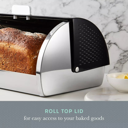 Swan Swan Elegance Kettle, Toaster, Bread Bin, Canisters, Mug Tree & Towel Pole Set (Black)