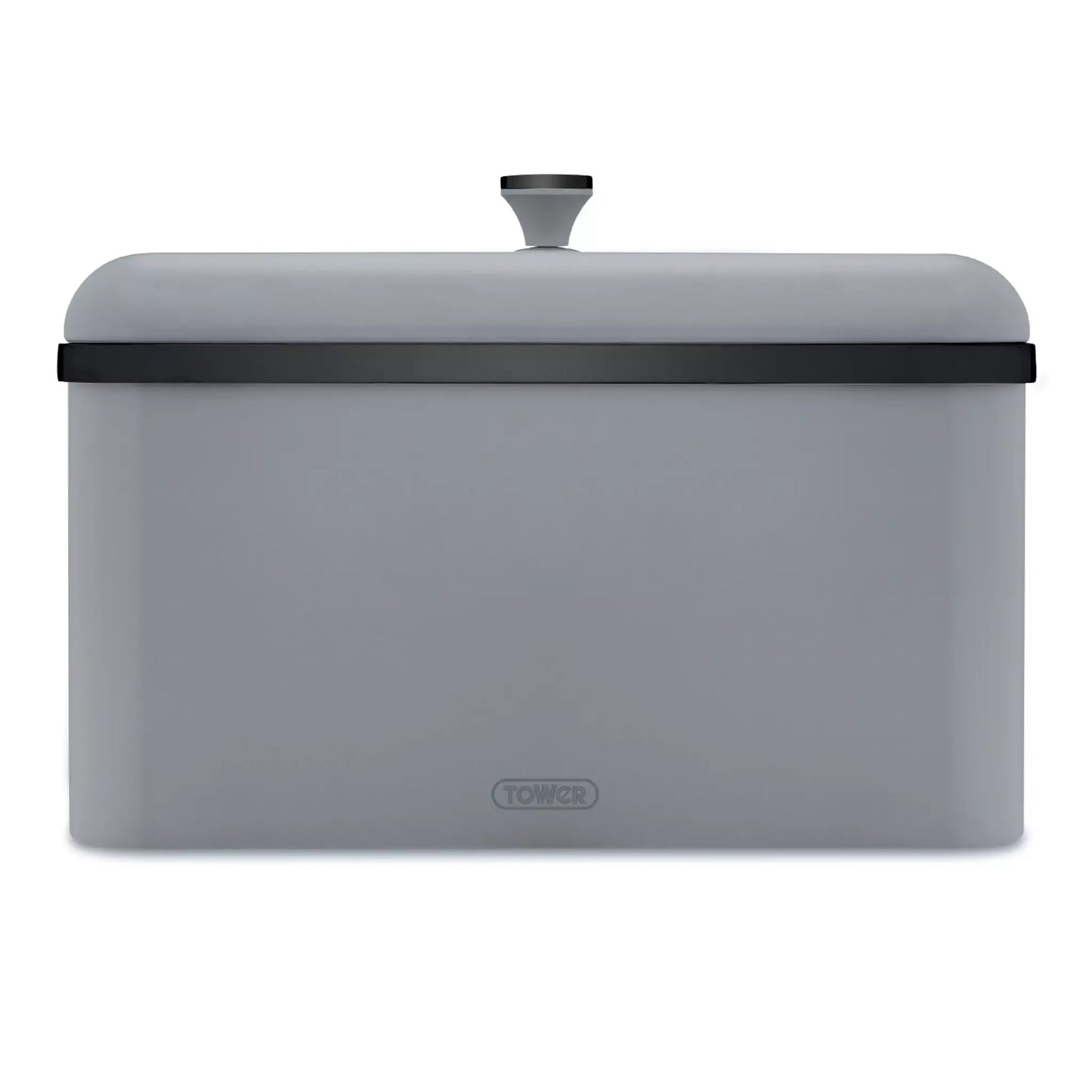 Tower Tower Sera Grey Kettle, 4 Slice Toaster, Bread Bin & Canisters Kitchen Set (Grey)