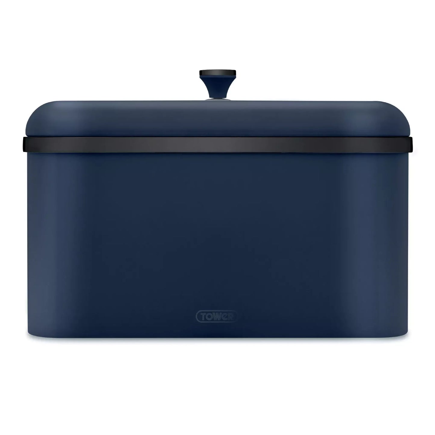 Tower Tower Sera Kettle, 4 Slice Toaster, Bread Bin & Canisters Kitchen Set (Midnight Blue)