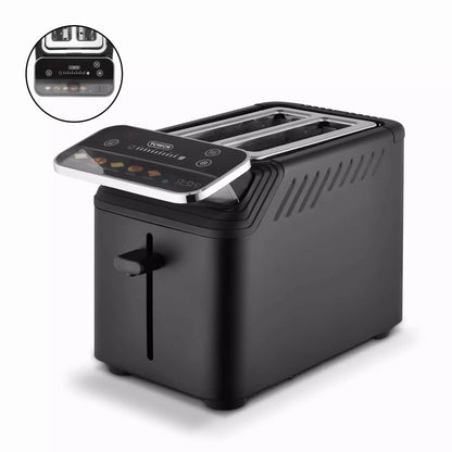 Tower Tower Mirage Digital Pyramid Kettle & 2 Slice Toaster Kitchen Set (Black)