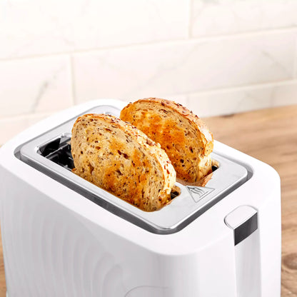 Tower Tower Sonar Kettle & 2 Slice Toaster Kitchen Set (White)