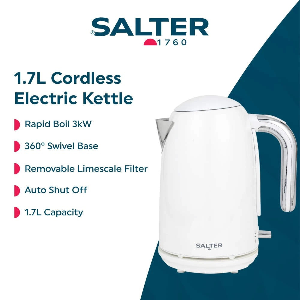 Salter Boston Kettle EK6085MW (White)