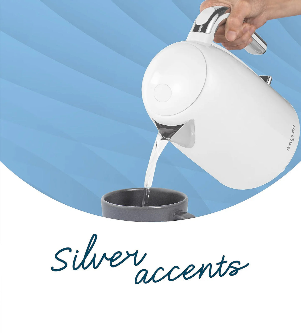 Salter Boston Kettle EK6085MW (White)