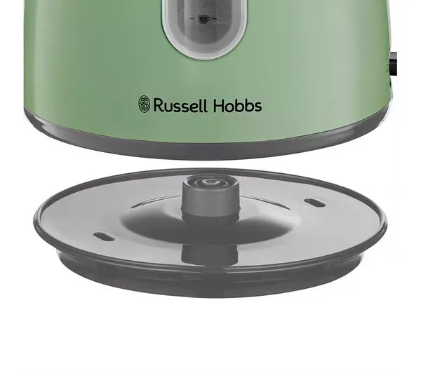 Russell Hobbs Russell Hobbs Stylevia Pyramid Kettle & 4 Slice Toaster Kitchen Set (Sage Green)