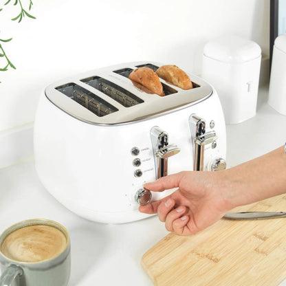 Salter Boston 4 Slice Toaster EK6558MW (White)