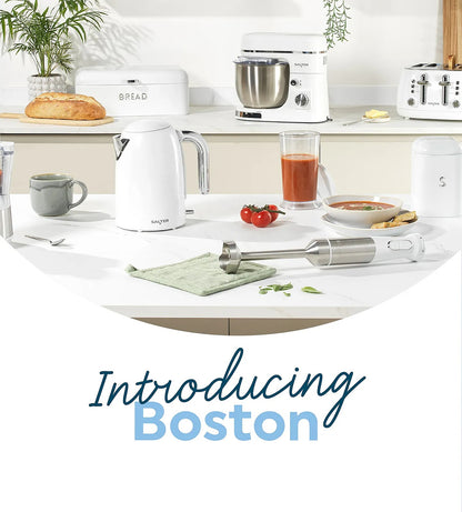 Salter Boston 4 Slice Toaster EK6558MW (White)