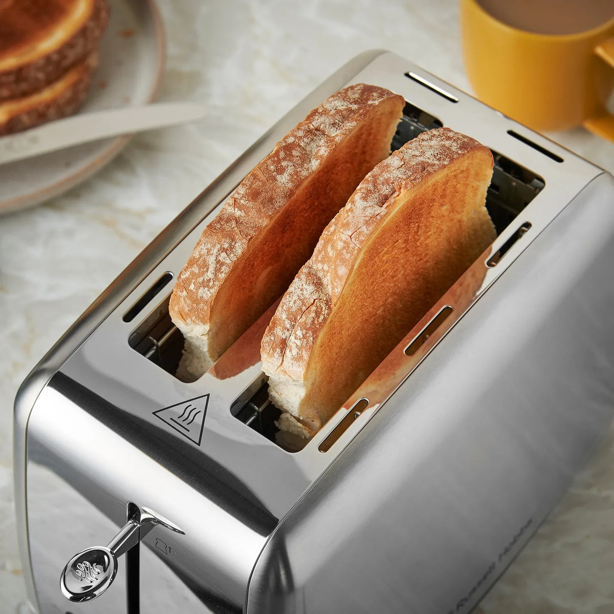 Russell Hobbs Everyday 2 Slice Toaster 28860 Silver (Brushed Stainless Steel)
