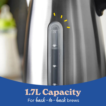 Russell Hobbs Everyday Quiet Kettle Brushed Silver 28850 (Stainless Steel)