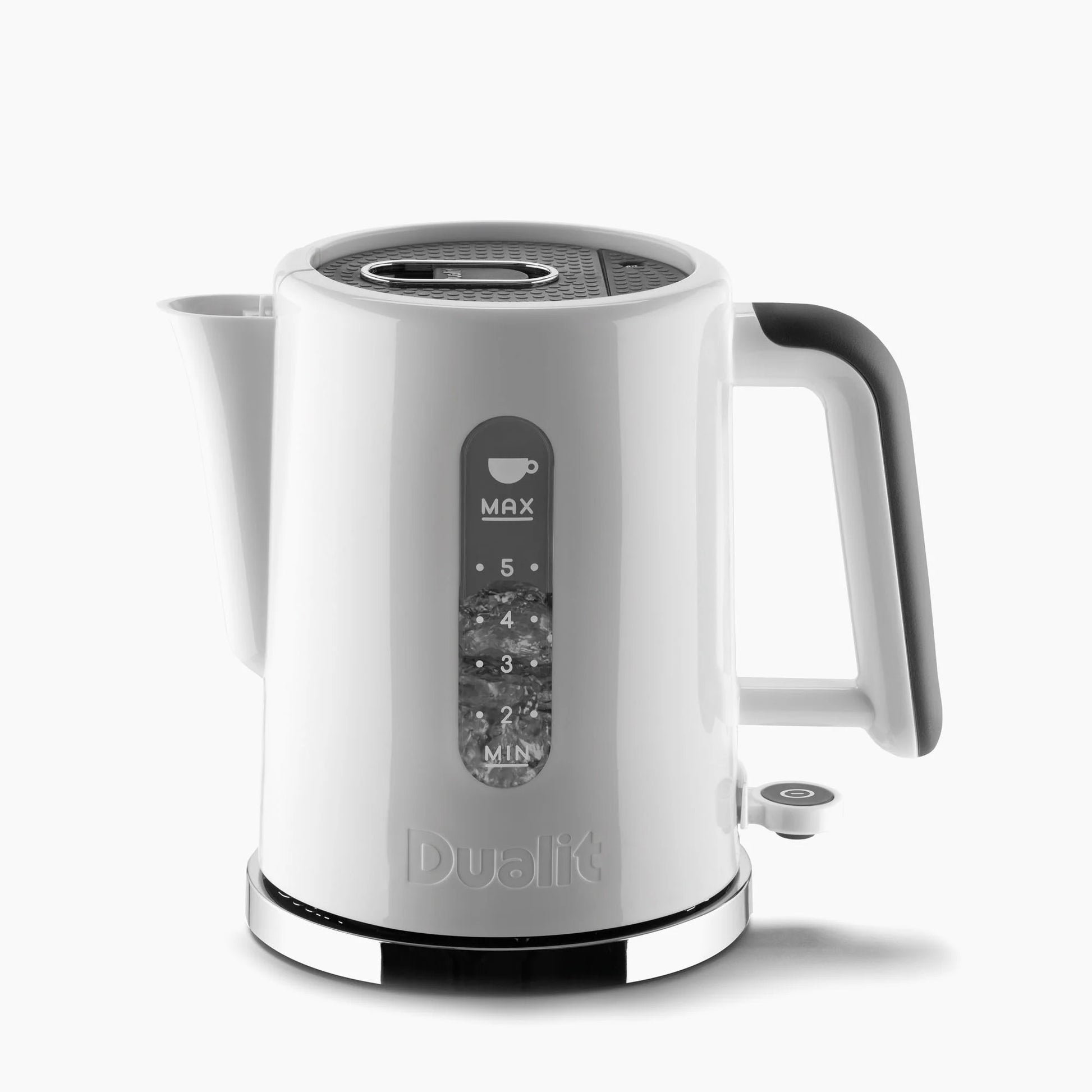Dualit Dualit Studio Kettle & 2 Slice Toaster Kitchen Set (White & Light Grey)