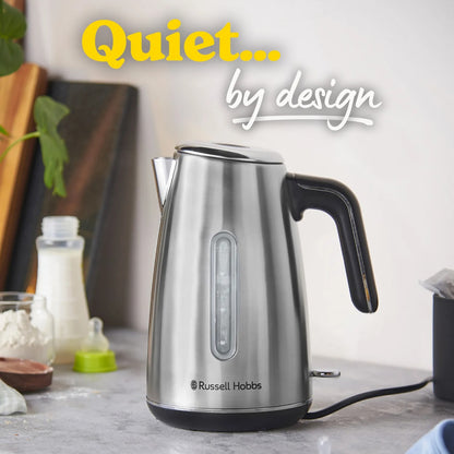 Russell Hobbs Everyday Quiet Kettle Brushed Silver 28850 (Stainless Steel)