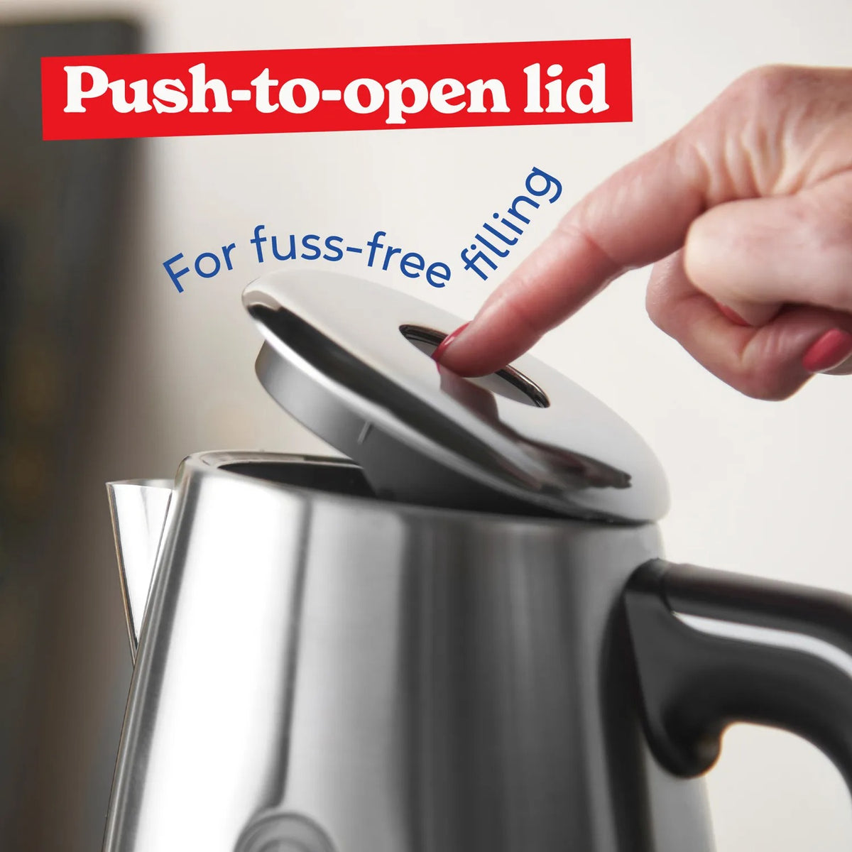 Russell Hobbs Everyday Quiet Kettle Brushed Silver 28850 (Stainless Steel)
