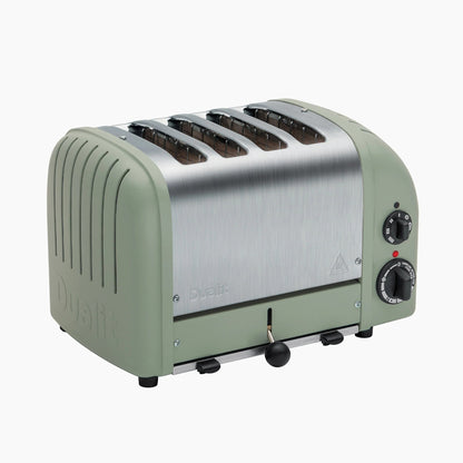 Dualit Classic Kettle & 4 Slice Vario AWS Toaster Kitchen Set (Stainless Steel & Sage) Kettle & Toaster Sets