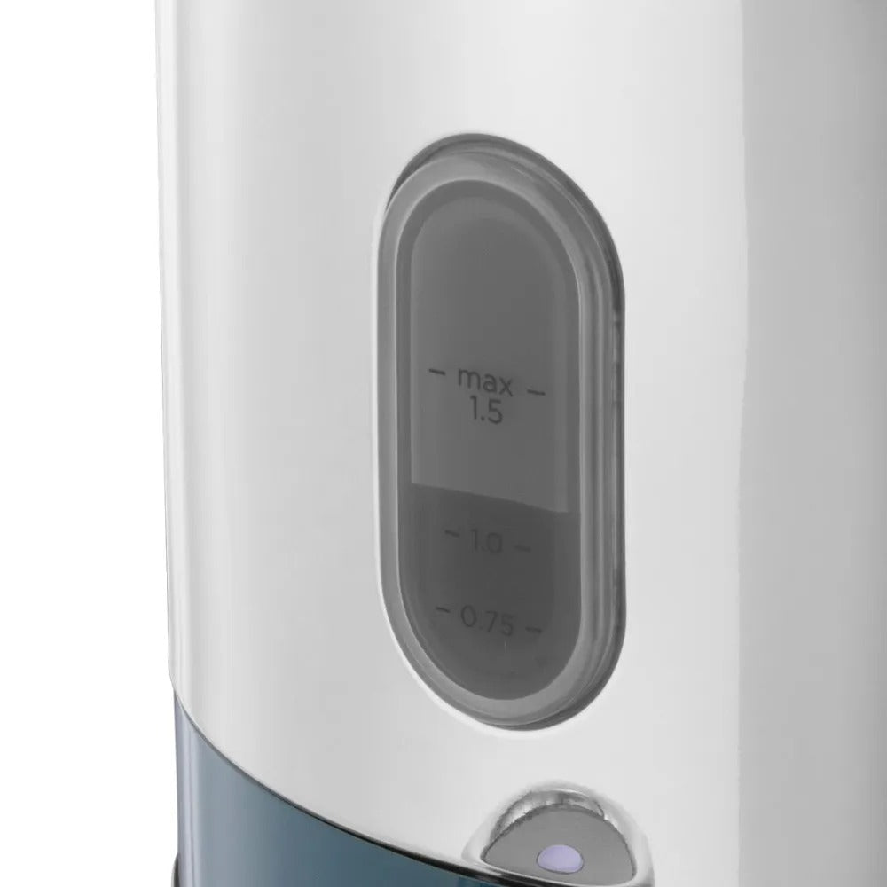 Russell Hobbs Distinctions Pyramid Kettle & 2 Slice Toaster Kitchen Set (Ocean Blue)