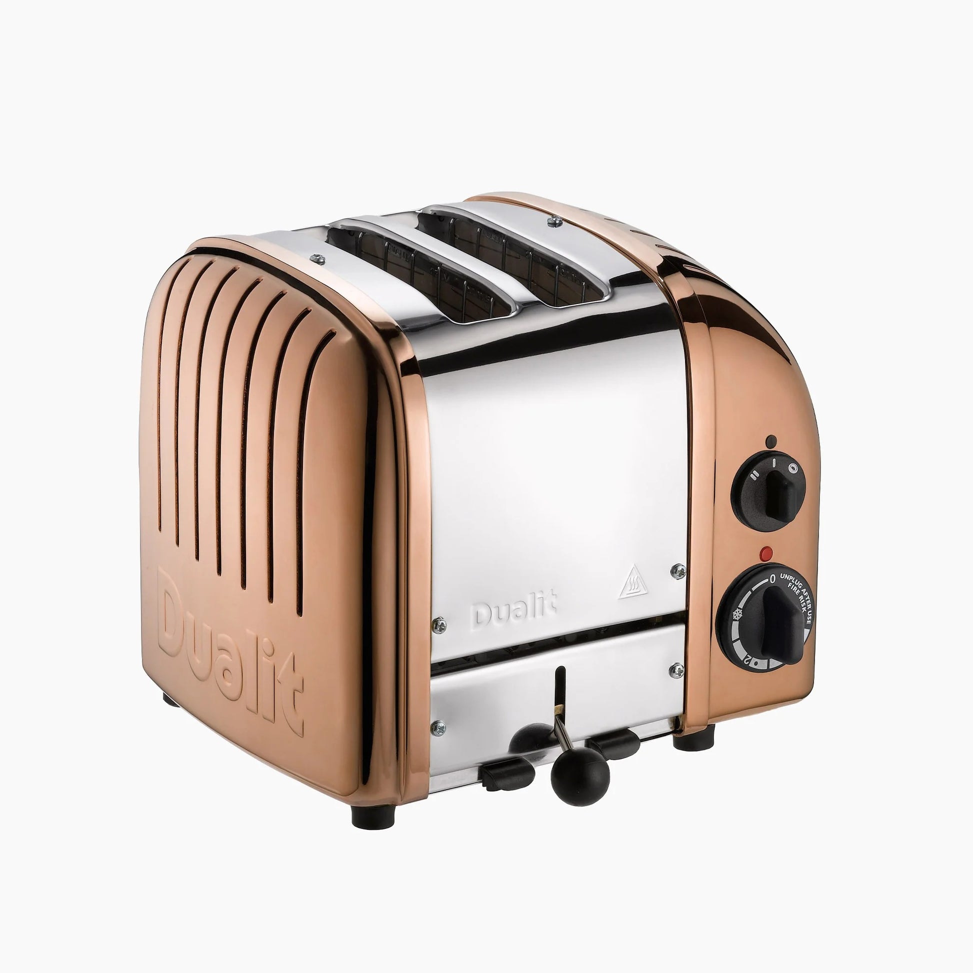Dualit Classic Kettle & 2 Slice Vario AWS Toaster Kitchen Set (Stainless Steel & Copper) Kettle & Toaster Sets