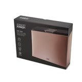 Joseph Joseph Folio 4-Piece Chopping Board Set Steel Slimline Case 60172 (Rose Gold)