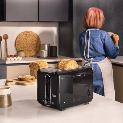 Dualit Dualit Studio Kettle & 2 Slice Toaster Kitchen Set (Black)