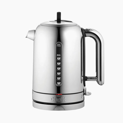 Dualit Classic Kettle & 4 Slice Vario AWS Toaster Kitchen Set (Stainless Steel & Sage) Kettle & Toaster Sets