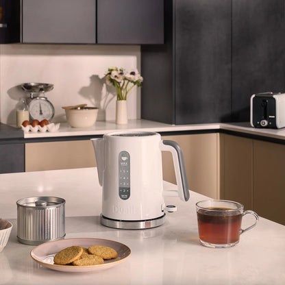 Dualit Dualit Studio Kettle & 2 Slice Toaster Kitchen Set (White & Light Grey)
