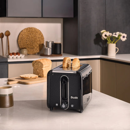 Dualit Dualit Studio Kettle & 2 Slice Toaster Kitchen Set (Black)
