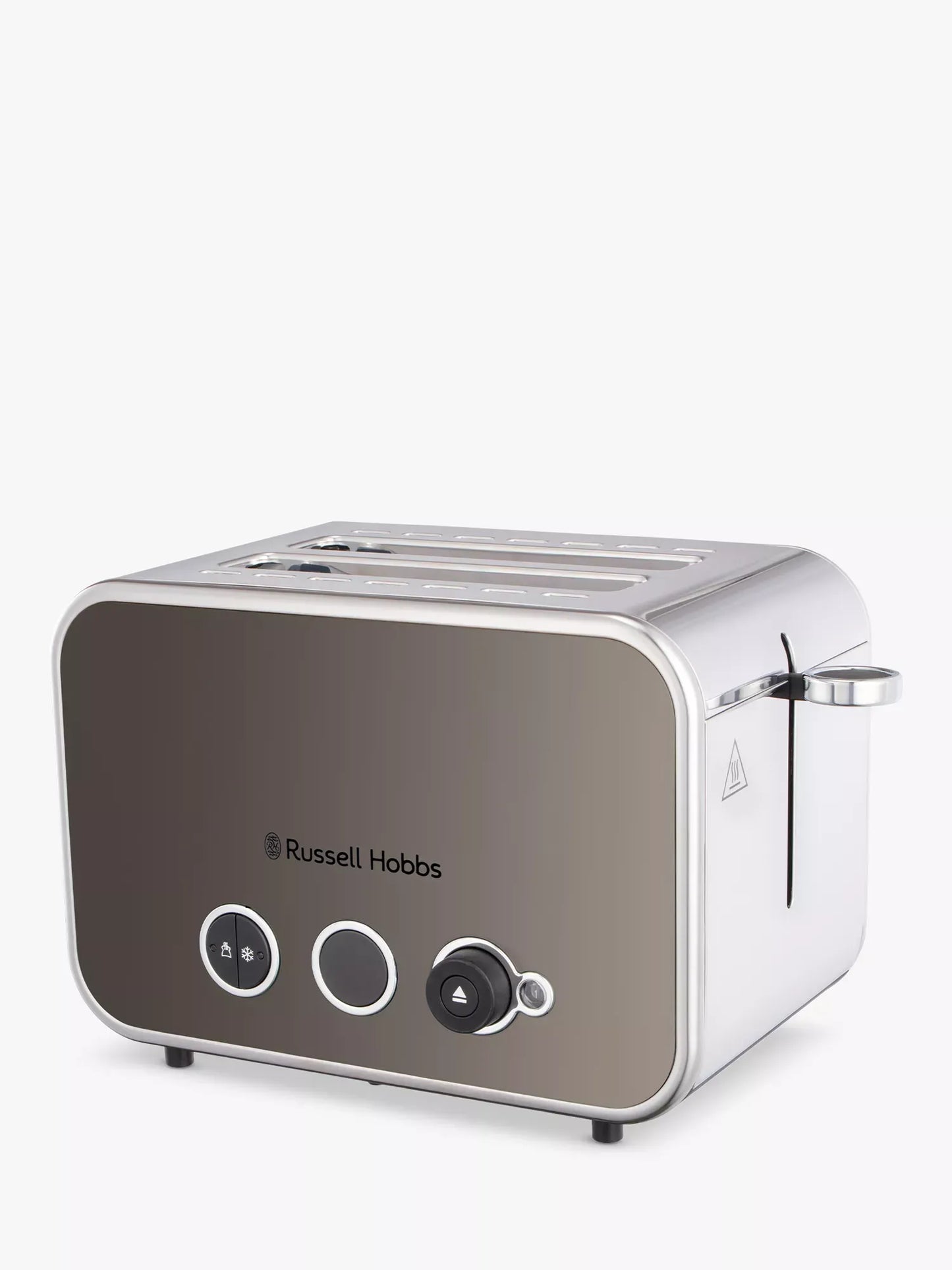 Russell Hobbs Distinctions Pyramid Kettle & 2 Slice Toaster Kitchen Set (Titanium)