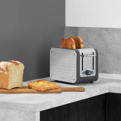 Dualit Dualit Architect Kettle & 2 Slice Toaster Kitchen Set (Grey Trim)