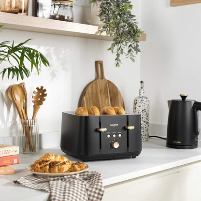 Salter Alchemy 4 Slice Toaster EK5565BG (Black & Gold)