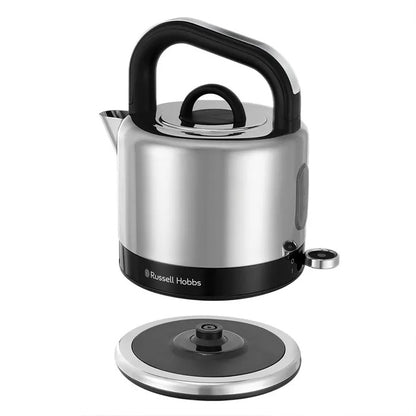 Russell Hobbs Distinctions Pyramid Kettle & 2 Slice Toaster Kitchen Set (Black)