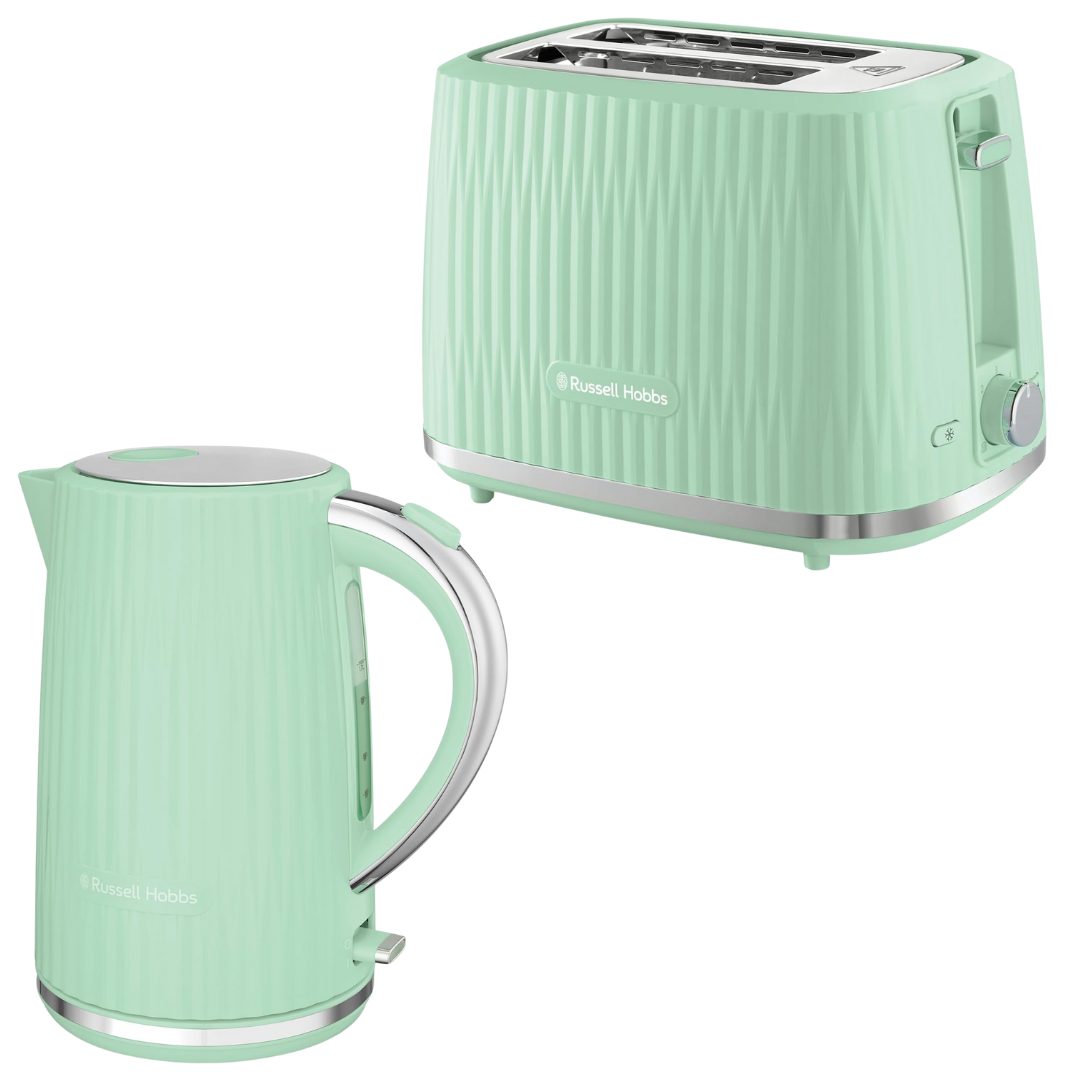 Russell Hobbs Eden Kettle & Toaster Kitchen Set (Pistachio Green)