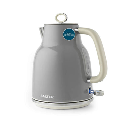 Salter Salter Retro Kettle & 2 Slice Toaster Kitchen Set (Grey)