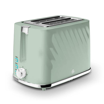 Swan Windsor 2 Slice Toaster M5055322572303 (Light Green)