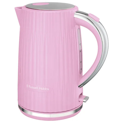 Russell Hobbs Eden Kettle, 2 Slice Toaster & Microwave Kitchen Set (Raspberry)