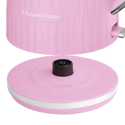 Russell Hobbs Eden Kettle, 2 Slice Toaster & Microwave Kitchen Set (Raspberry)