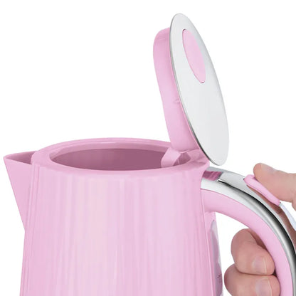 Russell Hobbs Eden Kettle, 2 Slice Toaster & Microwave Kitchen Set (Raspberry)