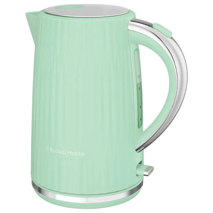 Russell Hobbs Eden Kettle, 2 Slice Toaster & Microwave Kitchen Set (Pistachio)