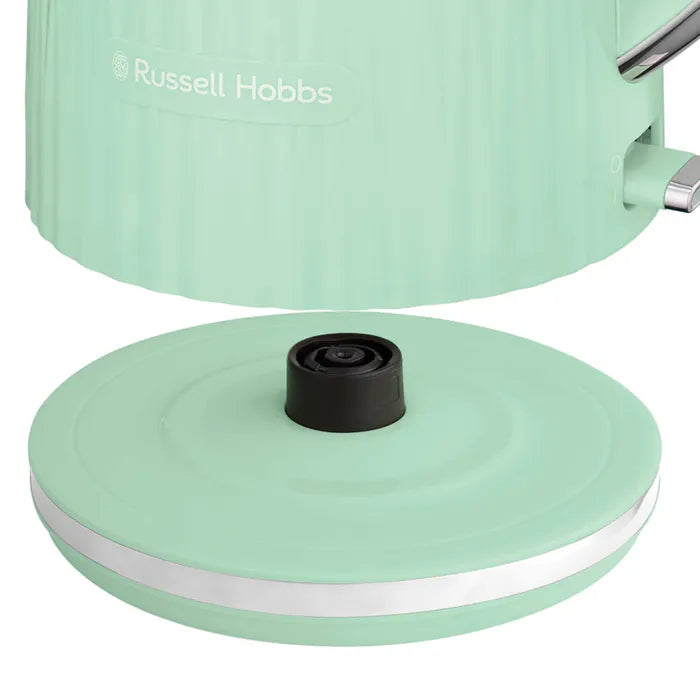 Russell Hobbs Eden Kettle, 2 Slice Toaster & Microwave Kitchen Set (Pistachio)