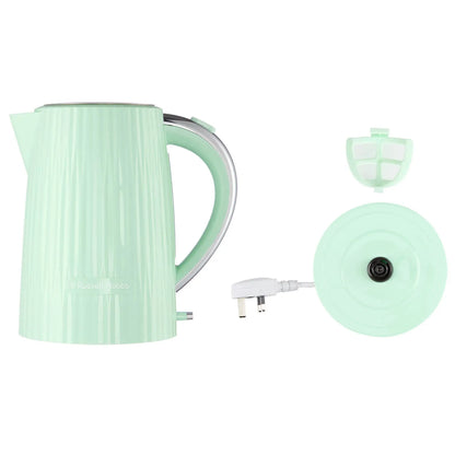 Russell Hobbs Eden Kettle, 2 Slice Toaster & Microwave Kitchen Set (Pistachio)