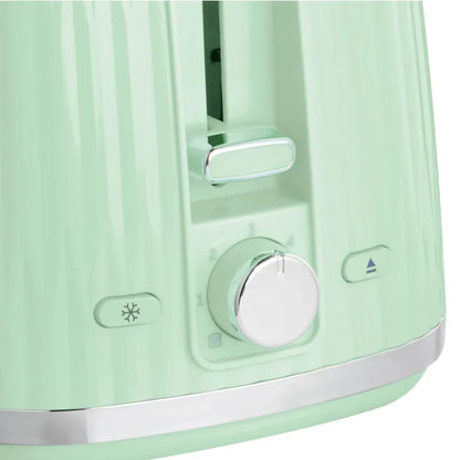 Russell Hobbs Eden Kettle, 2 Slice Toaster & Microwave Kitchen Set (Pistachio)