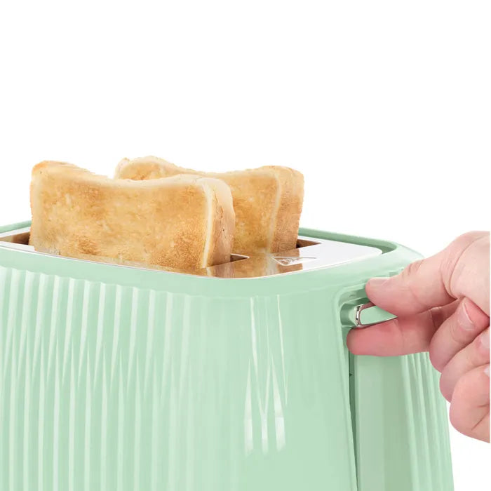 Russell Hobbs Eden Kettle, 2 Slice Toaster & Microwave Kitchen Set (Pistachio)