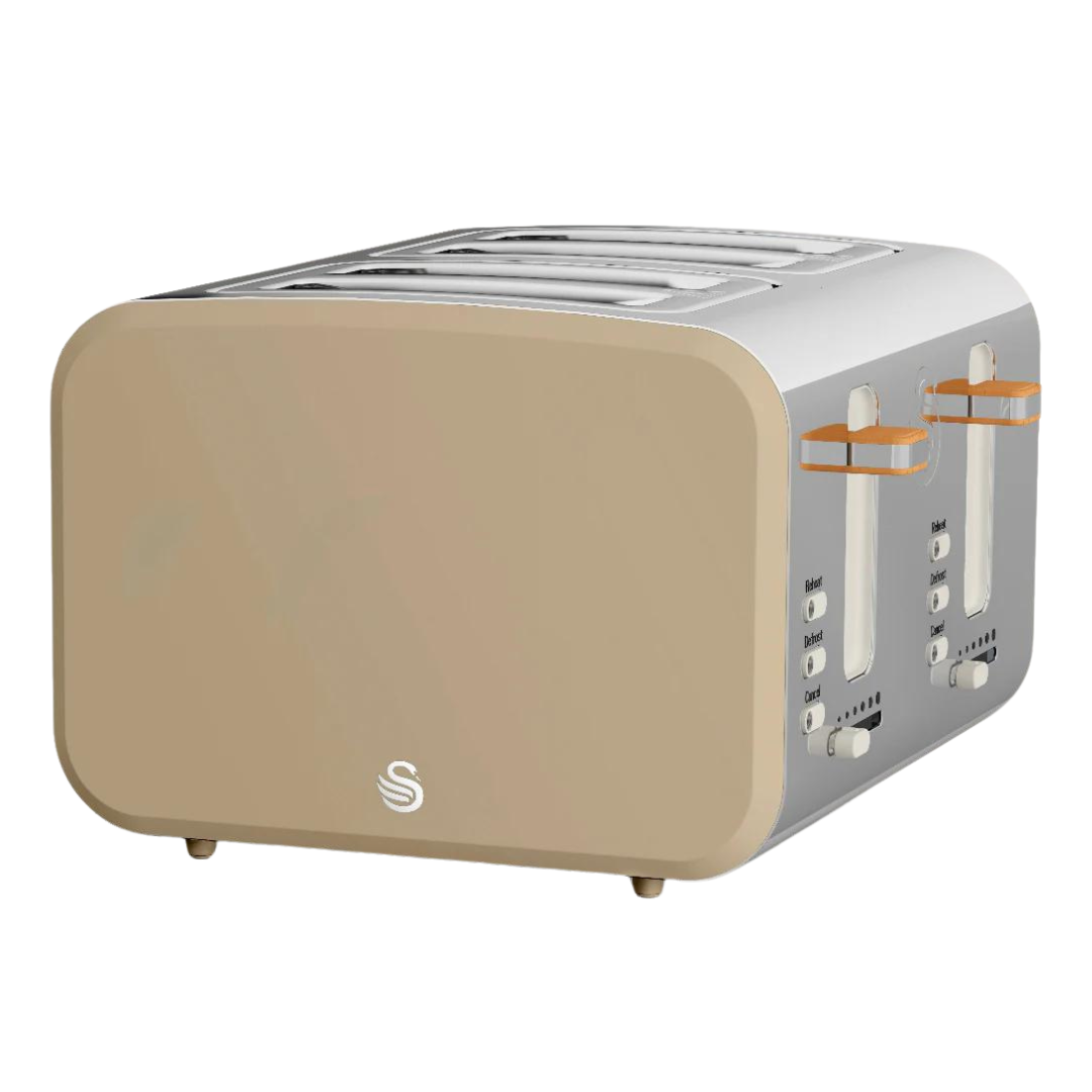 Swan Nordic 4 Slice Toaster ST14620OAT (Oatmeal)