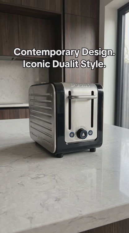 Dualit Architect 2 Slice Toaster 26505 (Black Trim)